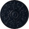 Ekena Millwork Versailles Ceiling Medallion (Fits Canopies up to 3 1/4"), 33"OD x 1 3/4"P, Midnight Dream CM33VEMDF - alternate 1